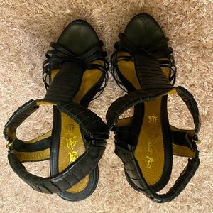 Black Leather sandals